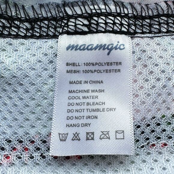 🔃Maamgic Men’s Red Hibiscus Flower Board Shorts Swim Trunks - Picture 9 of 10